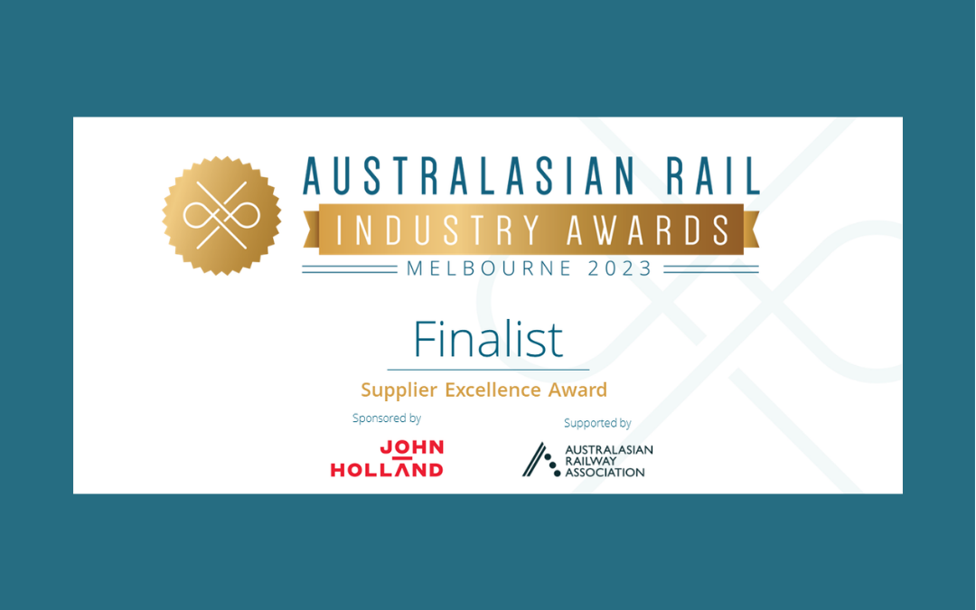 Agonics nominated as finalist for the Australasian Rail Industry Awards