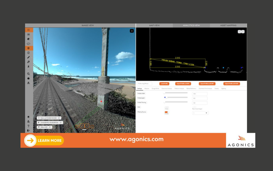 Agonics Streamlines Rail Maintenance with Automated Measurement Workflows